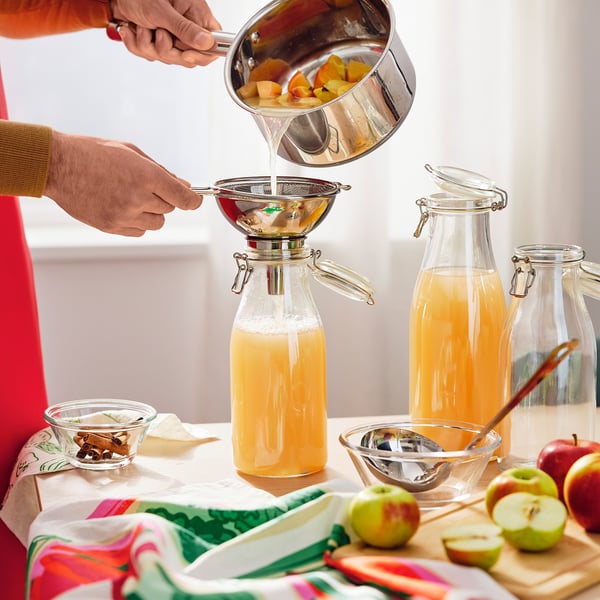 TABBERAS Sifter/funnel set of 3, stainless steel IKEA