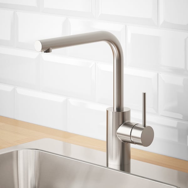 TÄMNAREN Kitchen faucet w sensor, stainless steel color IKEA
