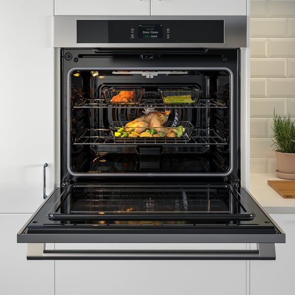 TÄNGBY Fan Convection Wall Oven selfclean, Stainless steel IKEA