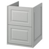 TÄNNFORSEN Bathroom vanity with drawers, light gray, 18x21x25 1/8 "
