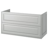 TÄNNFORSEN Bathroom vanity with drawers, light gray, 48x21x25 1/8 "