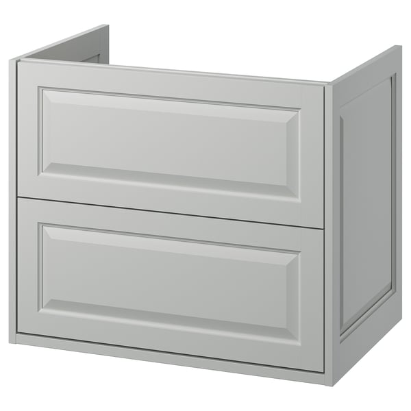 TÄNNFORSEN Bathroom vanity with drawers, light gray, 30x21x25 1/8 "