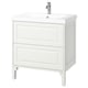 TÄNNFORSEN / ORRSJÖN Bathroom vanity with sink & faucet, white, 31x21 3/4x34 5/8 "