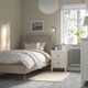 TÄRNKULLEN Upholstered bed frame, Kelinge beige/Luröy, Twin