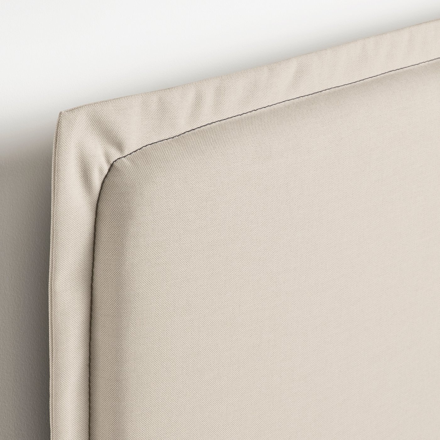 TÄRNKULLEN Upholstered bed frame - Vissle beige/Luröy King