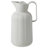 TAGGÖGA Vacuum flask, off-white, 1.7 qt