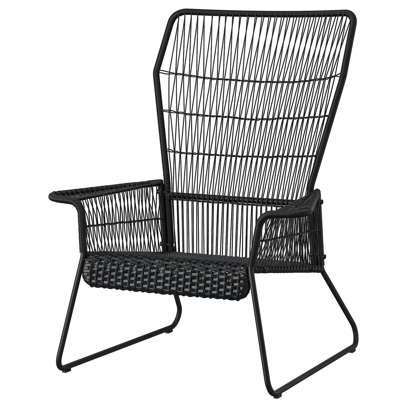 TALLSKÄR armchair, outdoor, anthracite - IKEA