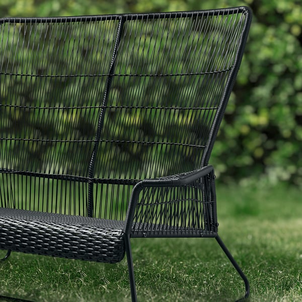 TALLSKÄR Loveseat, outdoor, anthracite