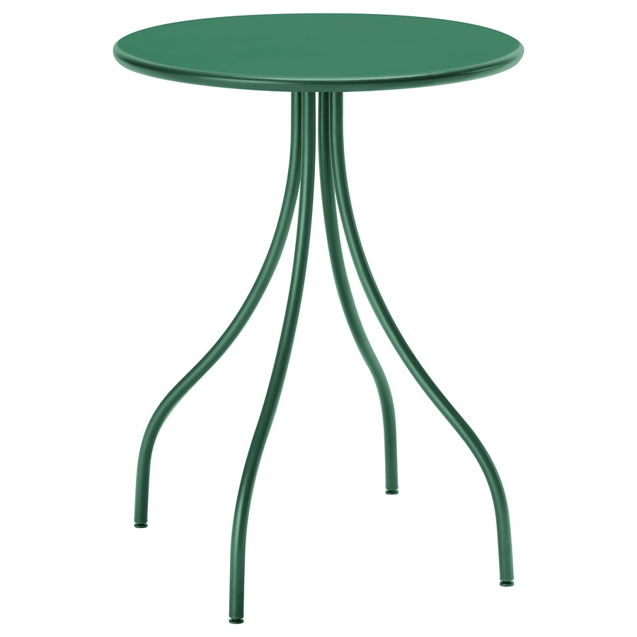 TÅNEBRO Side table, indoor/outdoor/dark green, 18 1/8 "