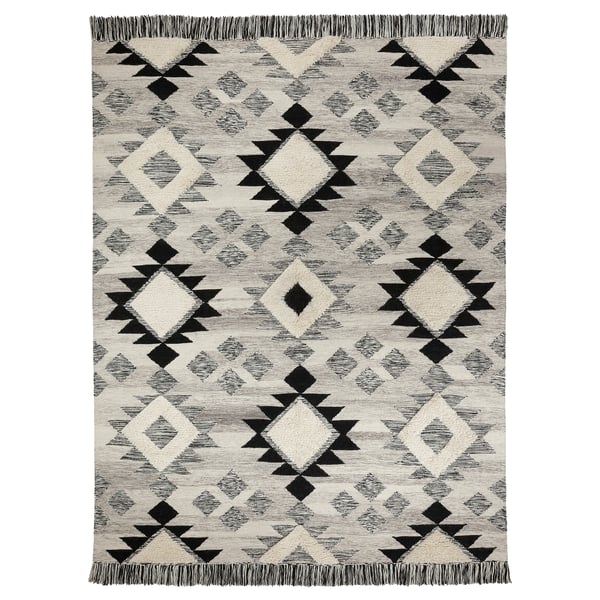 TANNISBY Rug, flatwoven, handmade/gray black, 7 ' 10 "x9 ' 10 "