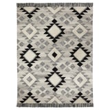TANNISBY Rug, flatwoven, handmade/gray black, 7 ' 10 "x9 ' 10 "