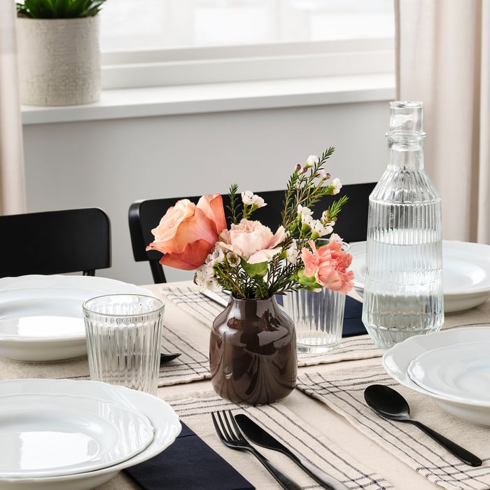 TÅRBJÖRK vase, brown, 4 ¼" IKEA