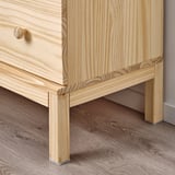 TARVA 5-drawer dresser, pine, 29 7/8x50 "