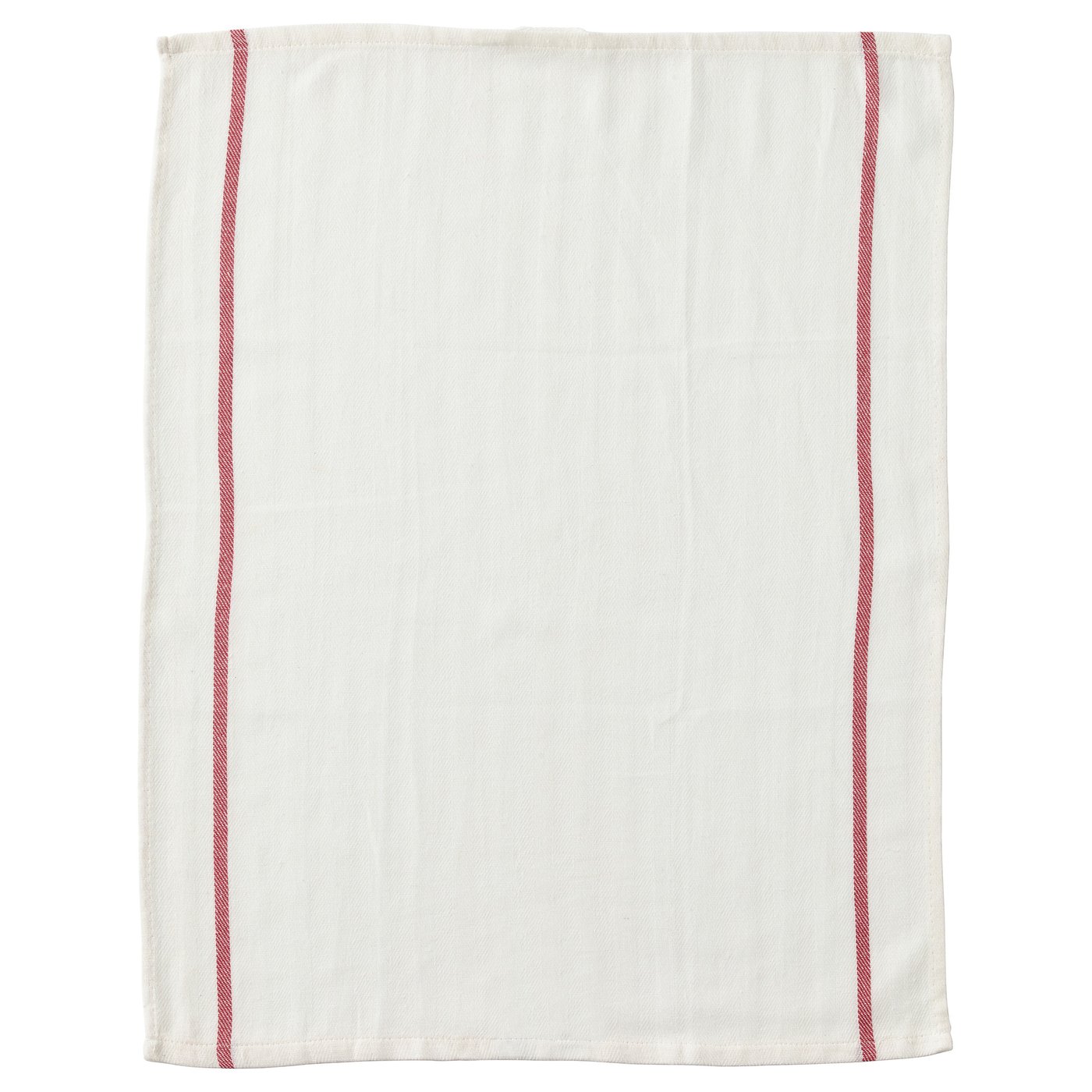 Tekla Dish Towel White Red Ikea