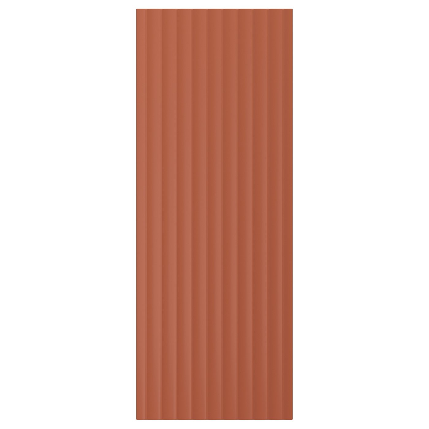 TERRSJÖ cover panel, red-brown wave pattern, 15x401/2