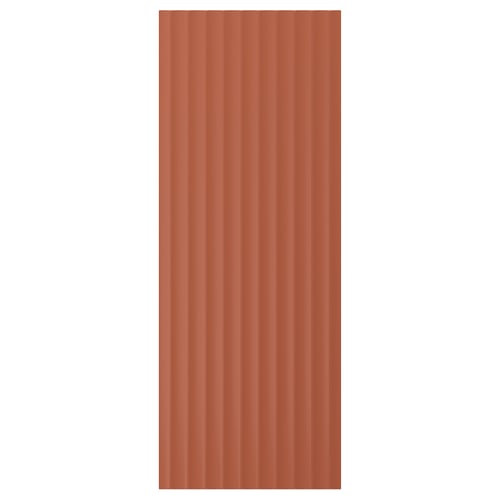TERRSJÖ Cover panel, red-brown wave pattern, 15x40 1/2 "