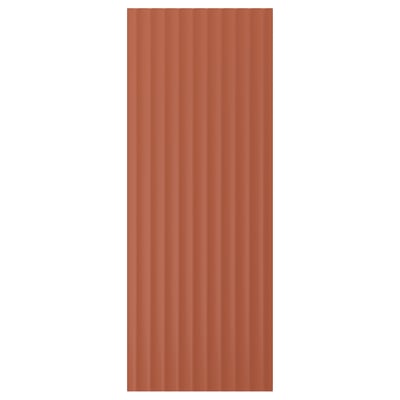 TERRSJÖ Cover panel, red-brown wave pattern, 15x40 1/2 "