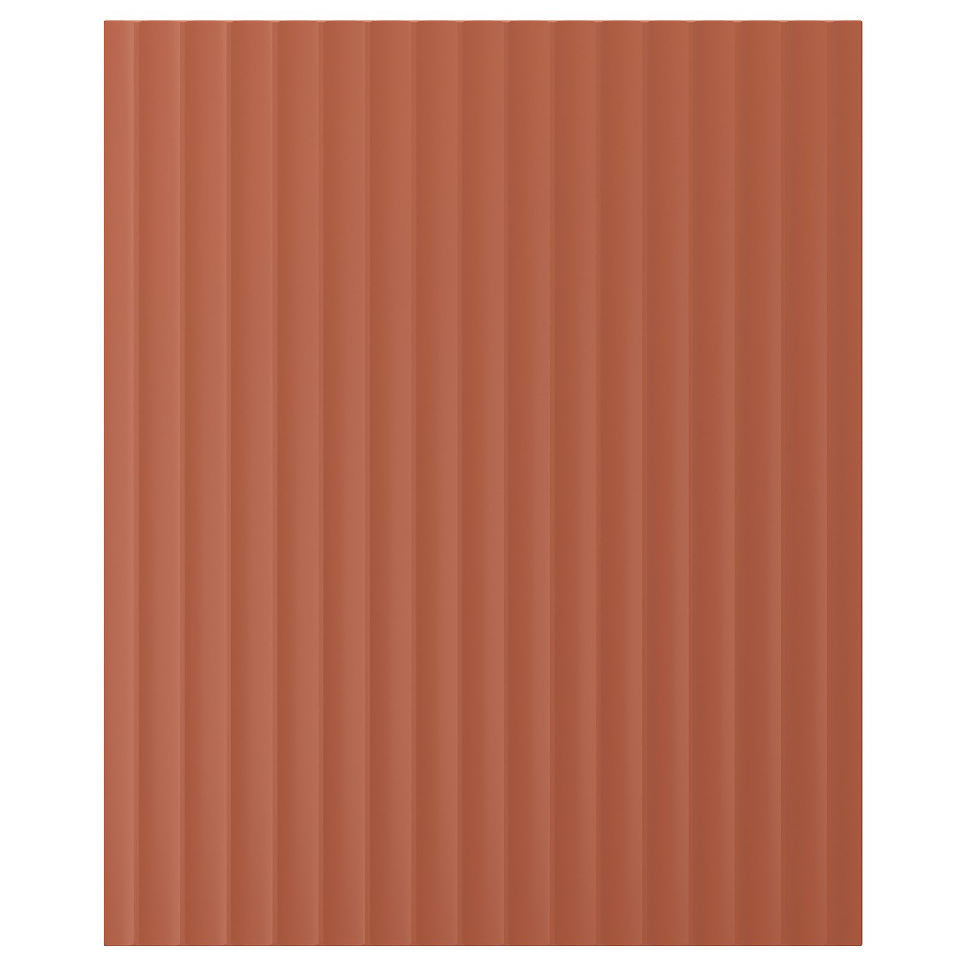 TERRSJÖ cover panel, red-brown wave pattern, 25x30