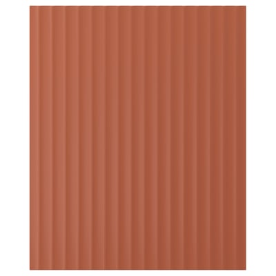 TERRSJÖ Cover panel, red-brown wave pattern, 25x30 "