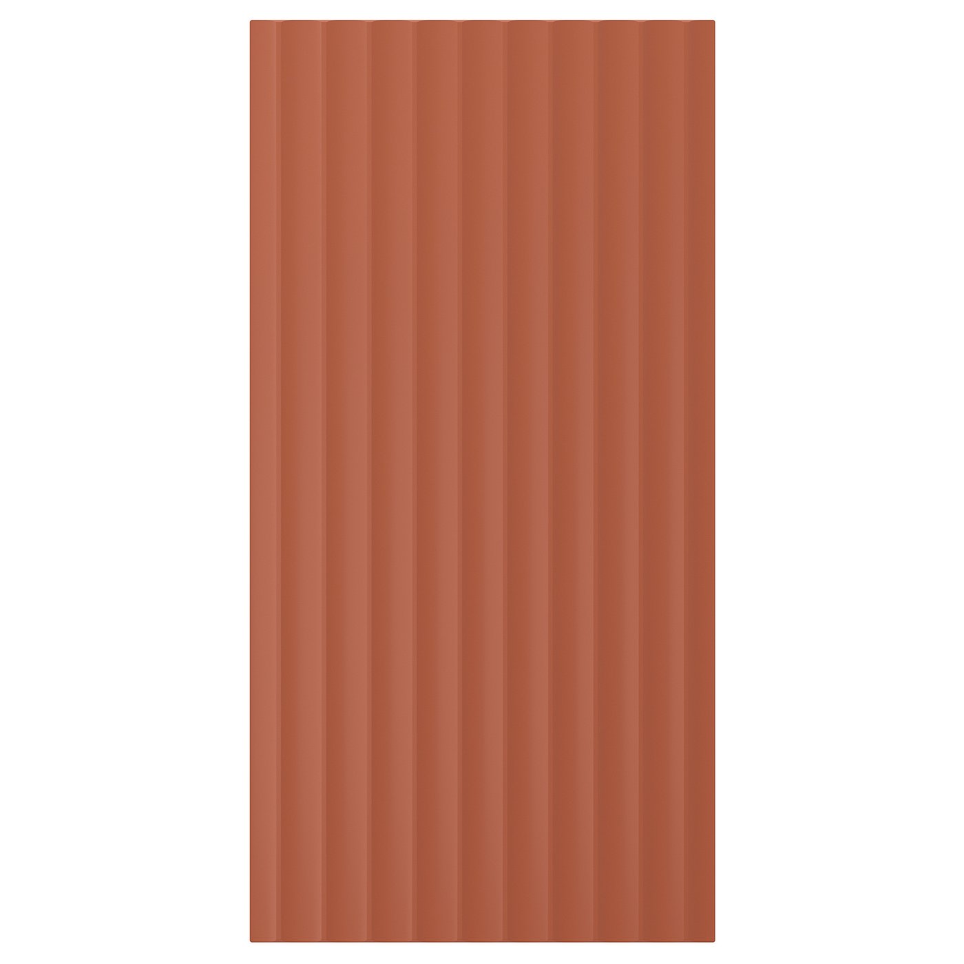TERRSJÖ cover panel, red-brown wave pattern, 15x301/2