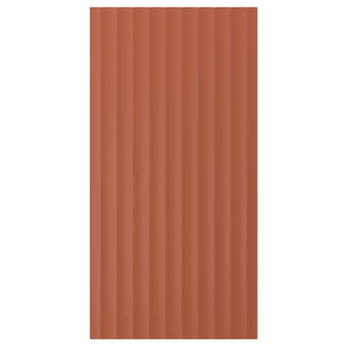TERRSJÖ Cover panel, red-brown wave pattern, 15x30 1/2 "