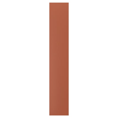 TERRSJÖ Cover panel, red-brown, 15x90 "