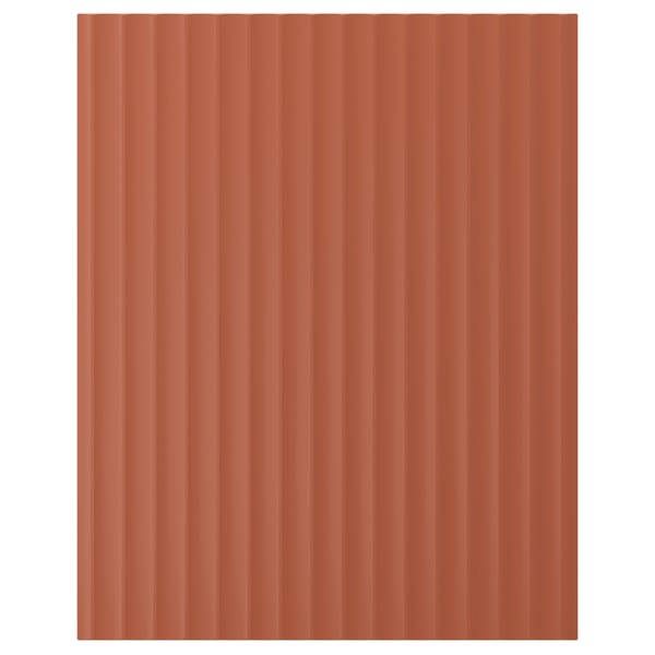 TERRSJÖ Door, red-brown wave pattern, 24x30 "