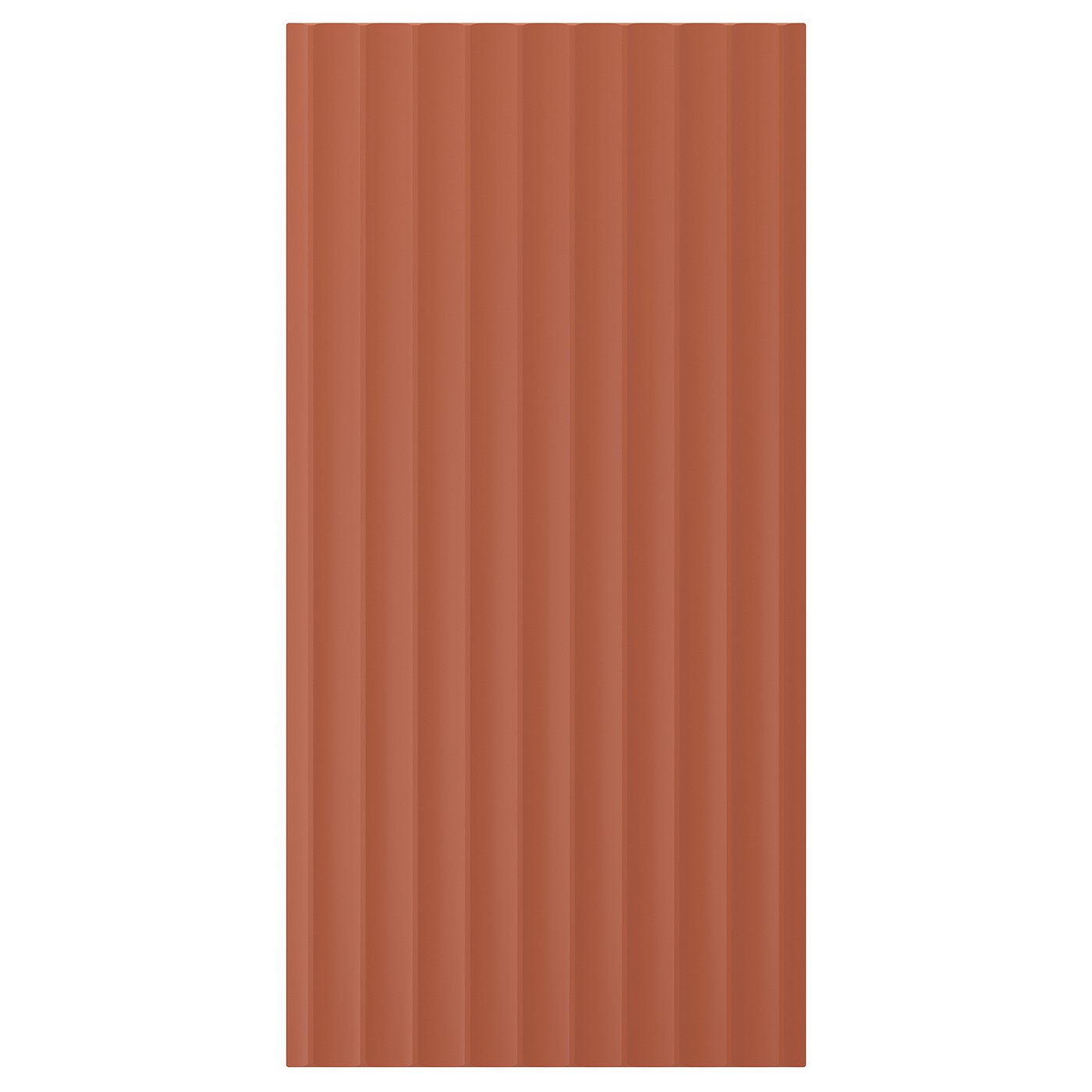 TERRSJÖ door, red-brown wave pattern, 15x30