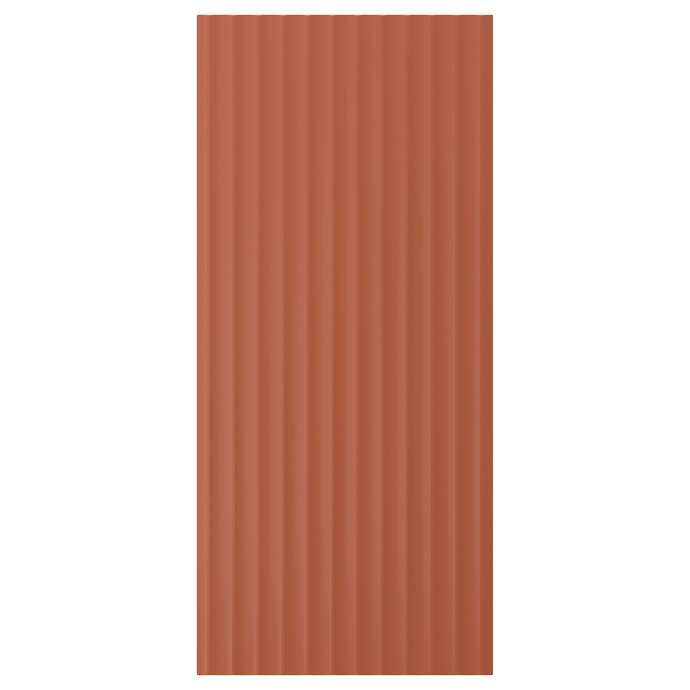 TERRSJÖ door, red-brown wave pattern, 18x40