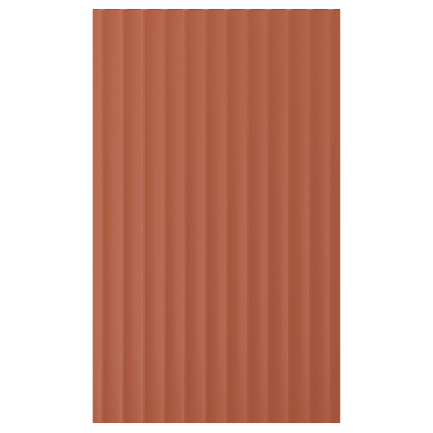 TERRSJÖ door, red-brown wave pattern, 18x30