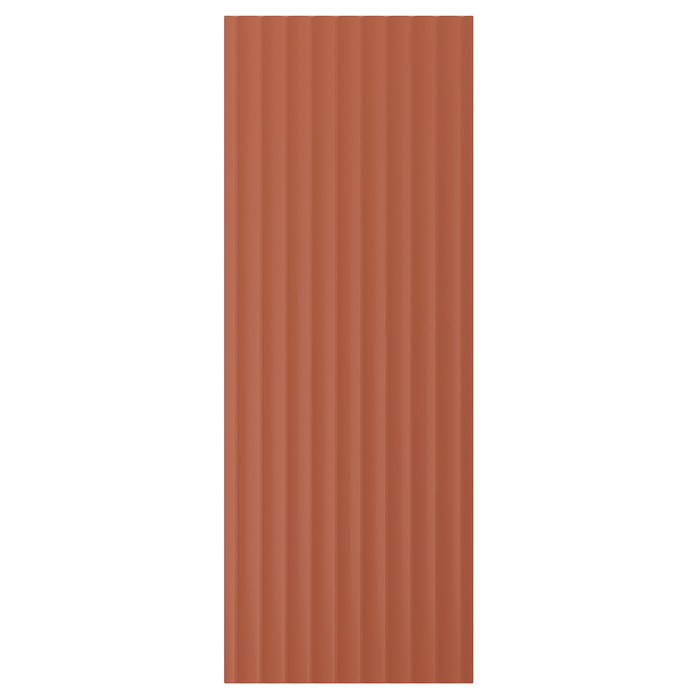 TERRSJÖ door, red-brown wave pattern, 15x40