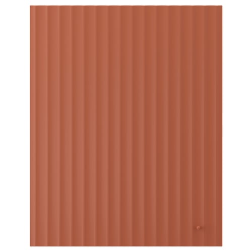 TERRSJÖ Door, red-brown wave pattern, 24x30 "