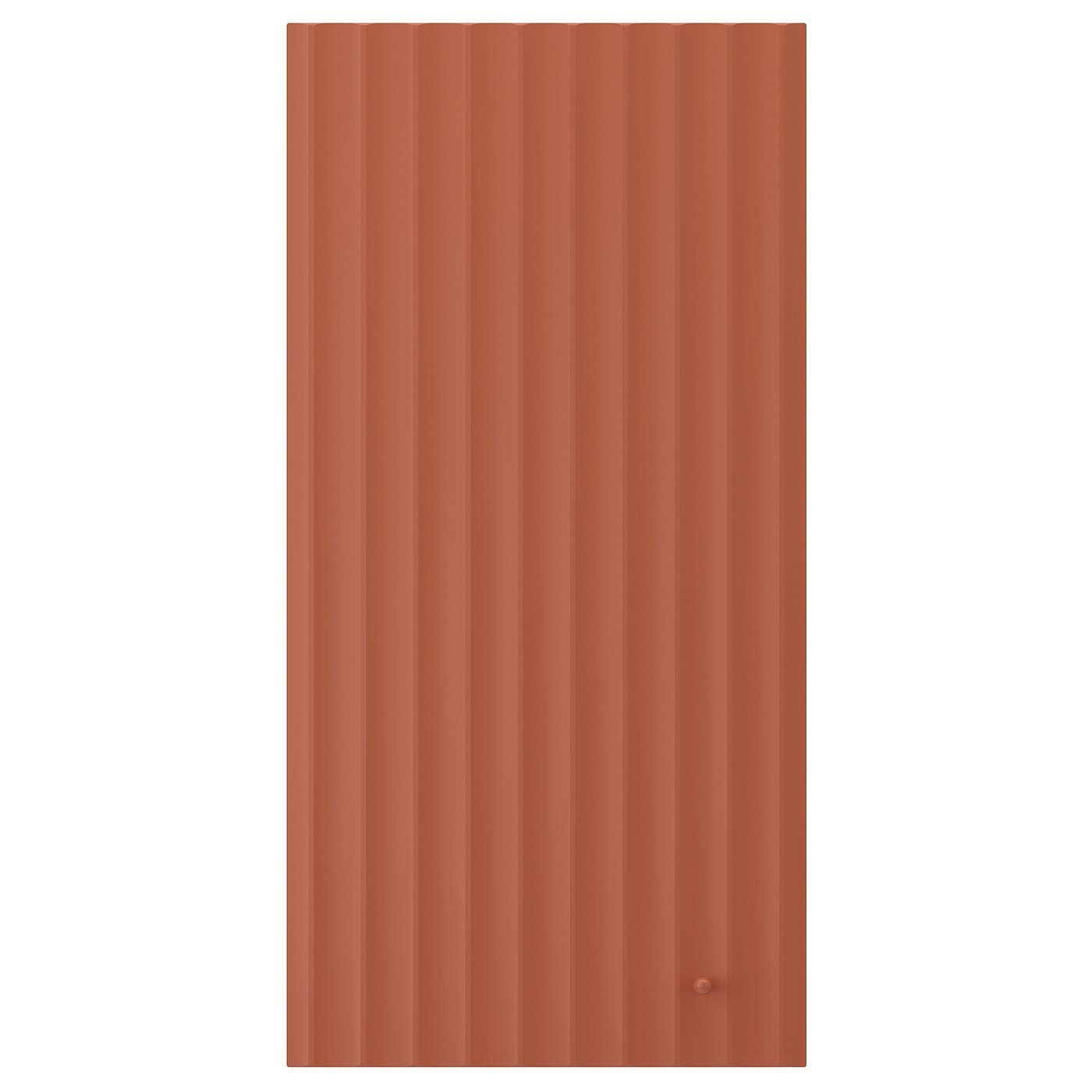 TERRSJÖ door, red-brown wave pattern, 15x30