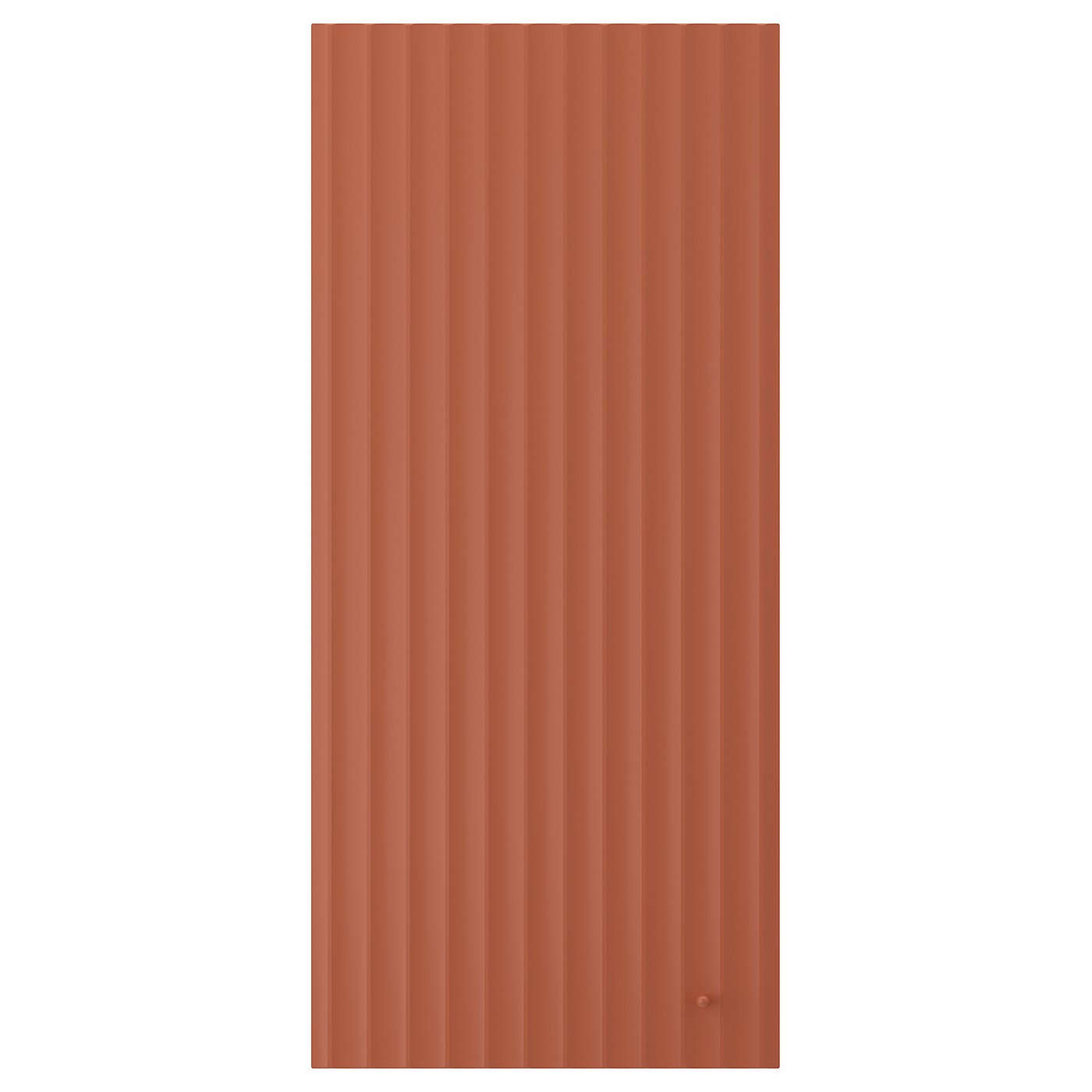 TERRSJÖ door, red-brown wave pattern, 18x40