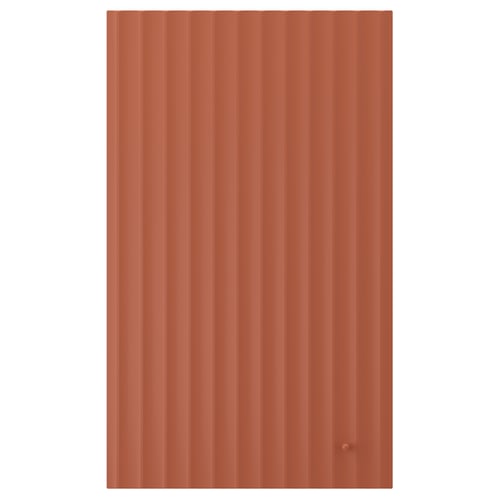 TERRSJÖ Door, red-brown wave pattern, 18x30 "