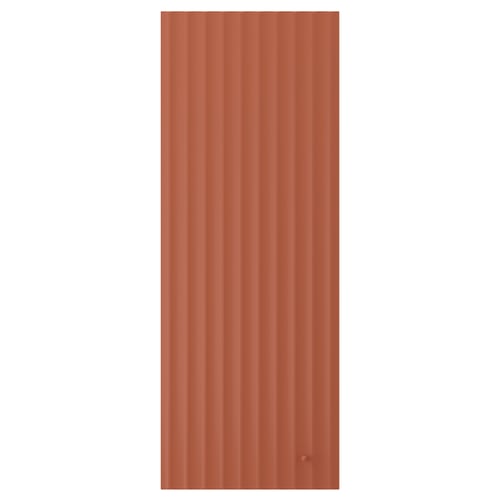 TERRSJÖ Door, red-brown wave pattern, 15x40 "