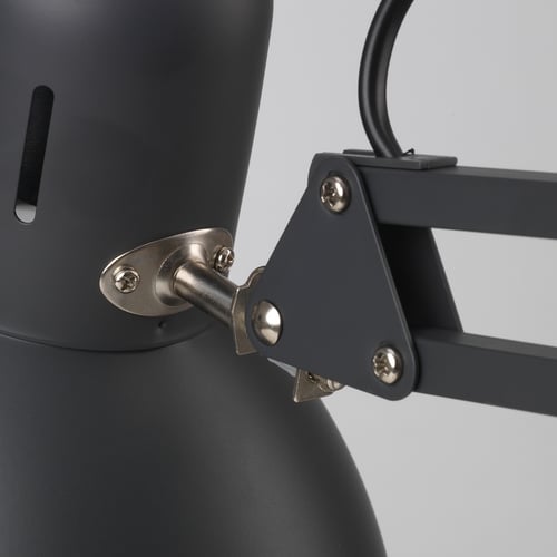 TERTIAL Work lamp with LED bulb, dark gray IKEA