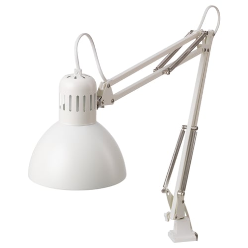 Tertial Work Lamp With Led Bulb White Ikea