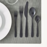 TILLAGD 20-piece flatware set, black