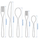 TILLAGD 20-piece flatware set, stainless steel