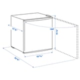 TILLREDA Refrigerator, freestanding/white, 2 cu.ft