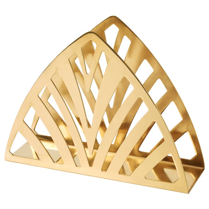 TILLSTÄLLNING napkin holder, brass color IKEA