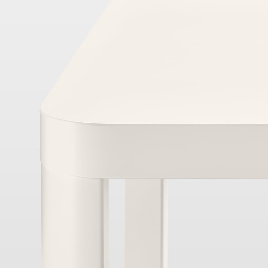 TINGBY Side table on casters, white, 19 5/8x19 5/8" IKEA