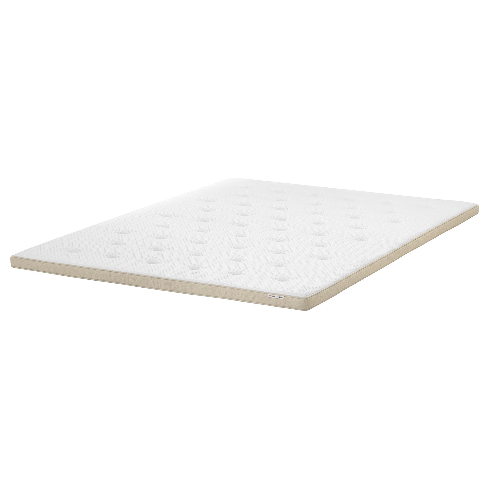 TISTEDAL Mattress topper, natural, Queen IKEA