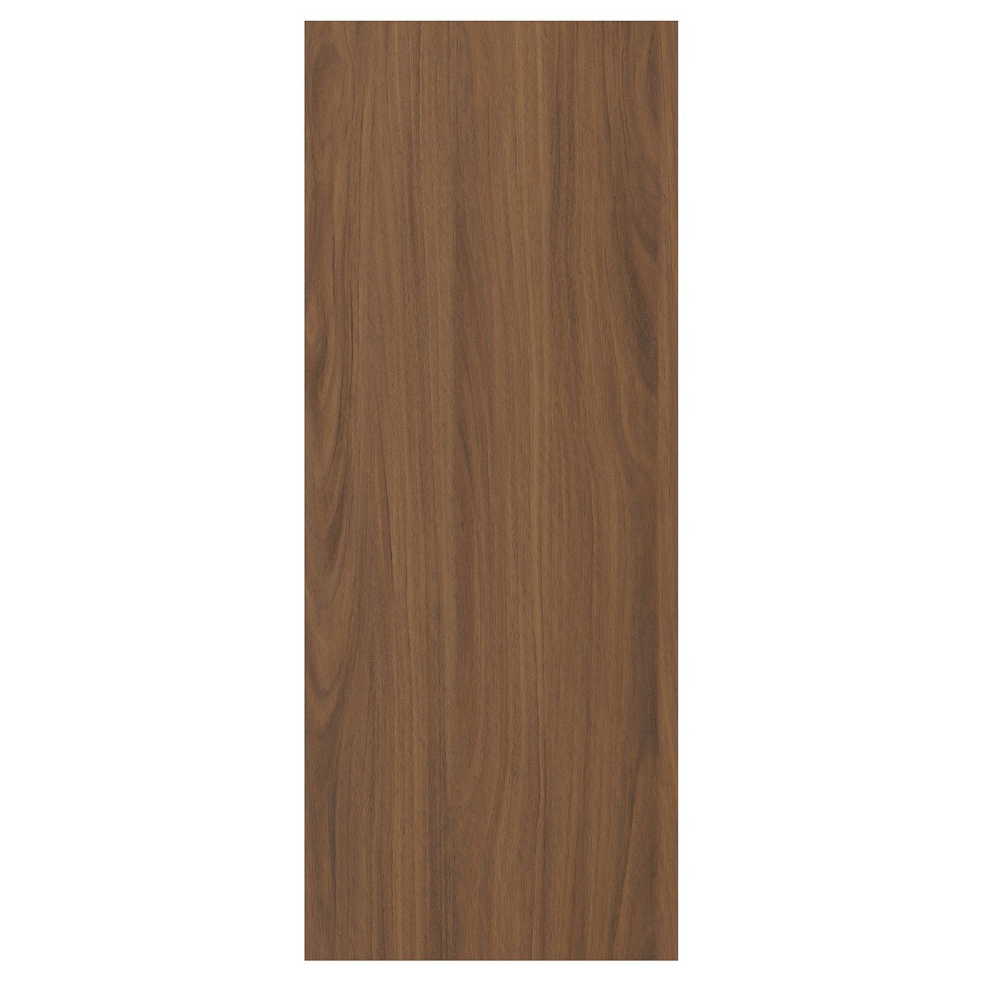 TISTORP door, brown walnut effect, 12x30