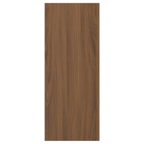 TISTORP Door, brown walnut effect, 12x30 "