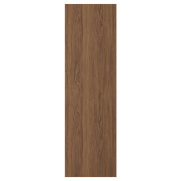 TISTORP Door, brown walnut effect, 18x60 "