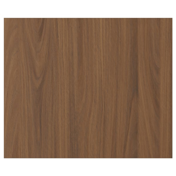 TISTORP Door, brown walnut effect, 18x15 "