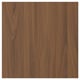 TISTORP Door, brown walnut effect, 15x15 "