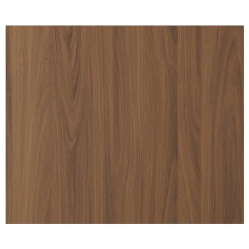 TISTORP walnut-colored wooden surface, smooth finish, rectangular shape.
